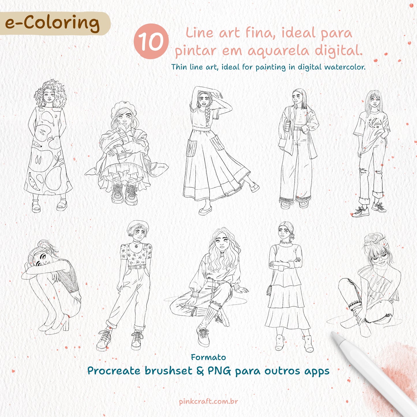 eColoring Cool Girls