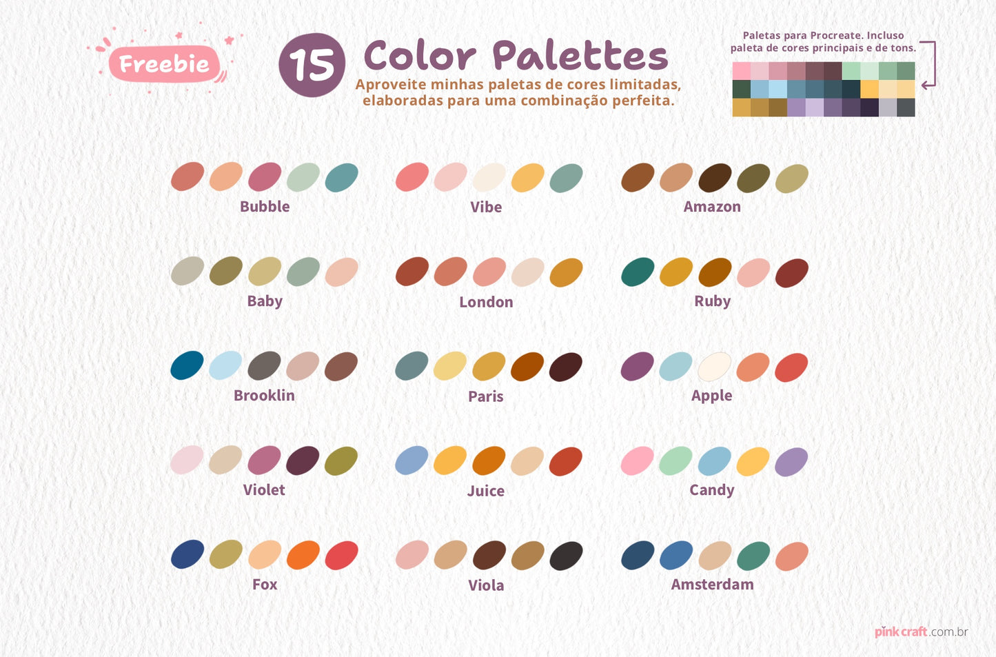 Pink's Watercolor Brushes for Procreate