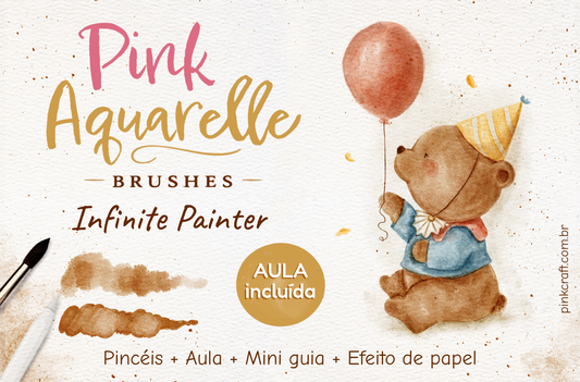 Pink Aquarelle Brushes - Infinite Painter