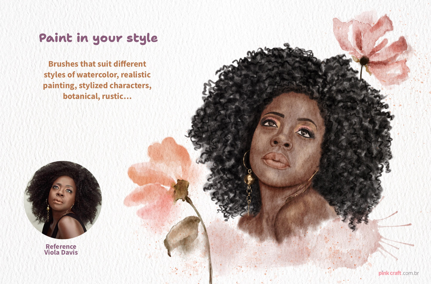 Pink's Watercolor Brushes for Procreate