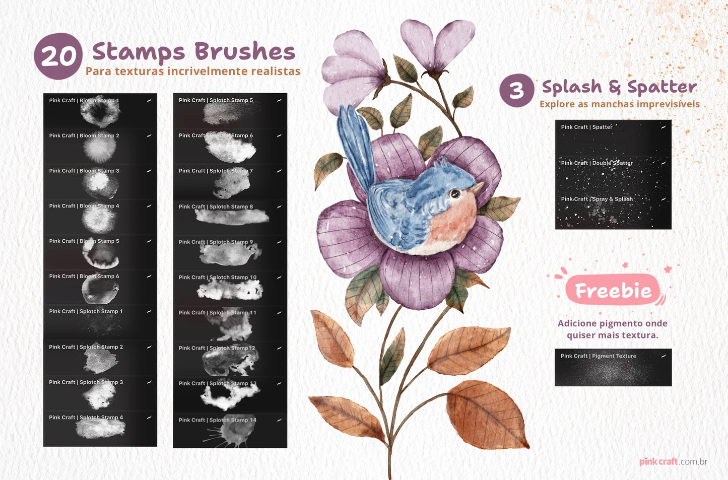 Pink's Watercolor Brushes